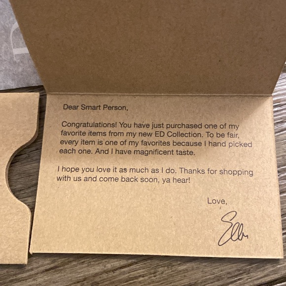 NIB [Ellen Degeneres] EG: 'Love' Langlee Ballet Flats in Black Big Girls Sz 4.5 - Picture 9 of 11